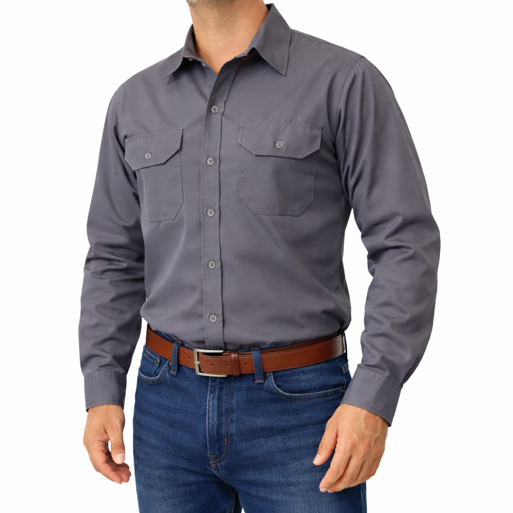 Camisa Dril Industrial de Alta Resistencia