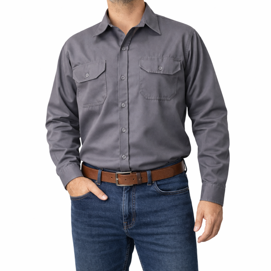 Camisa Dril Industrial de Alta Resistencia