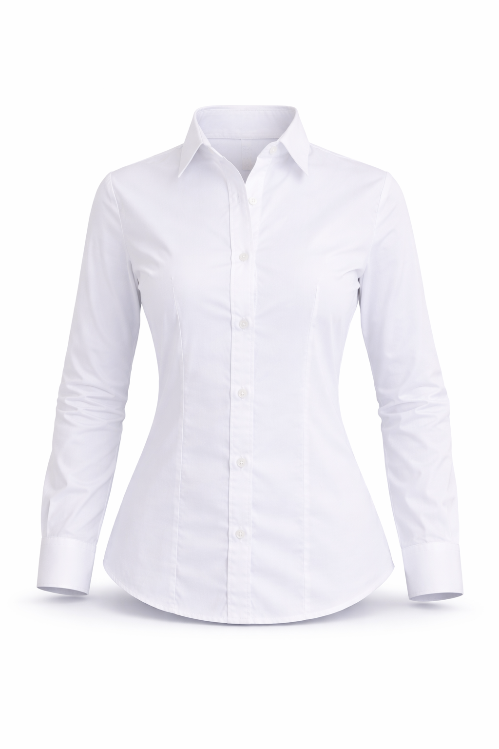Camisa oxford manga larga para dama