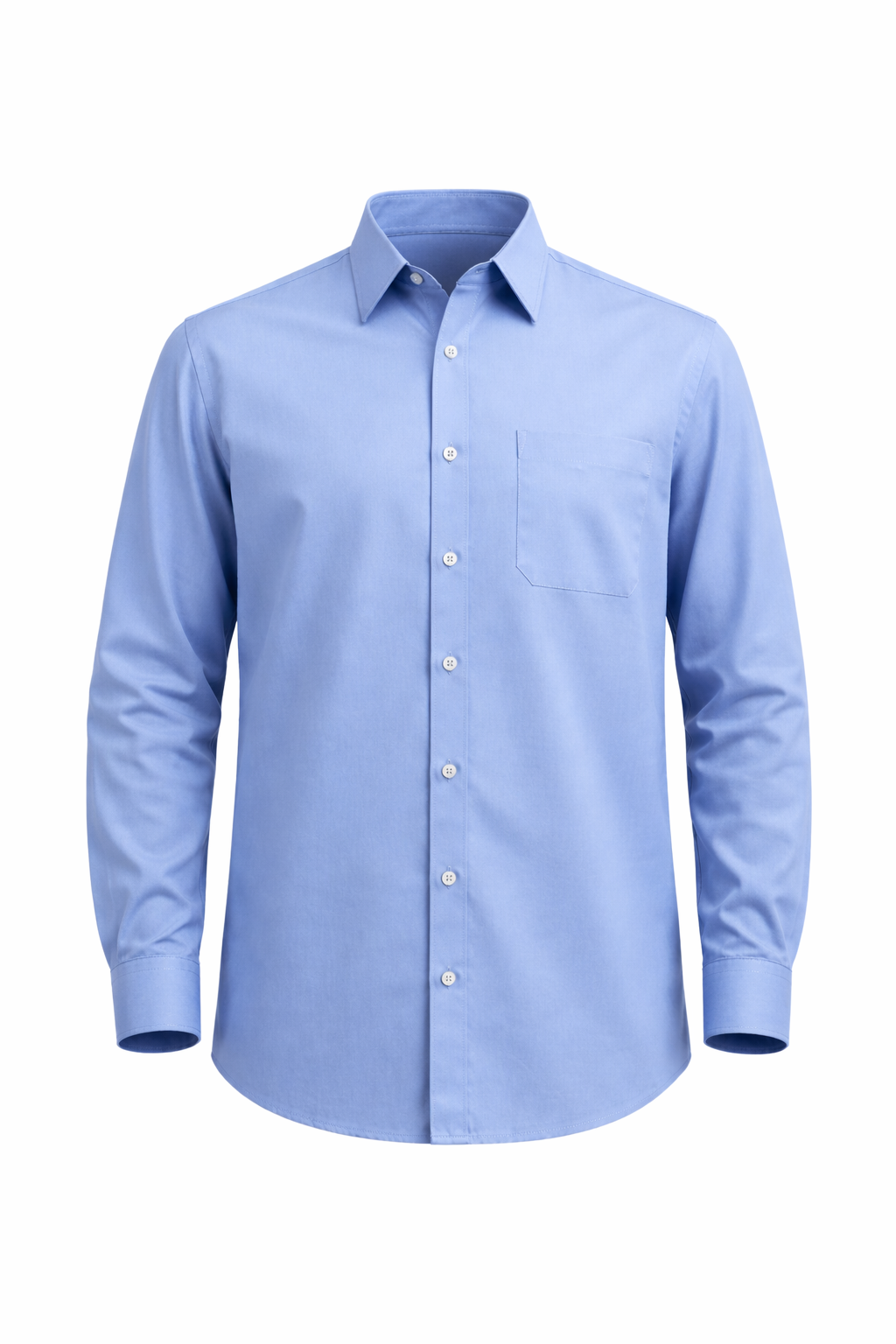 Camisa oxford manga larga para caballero